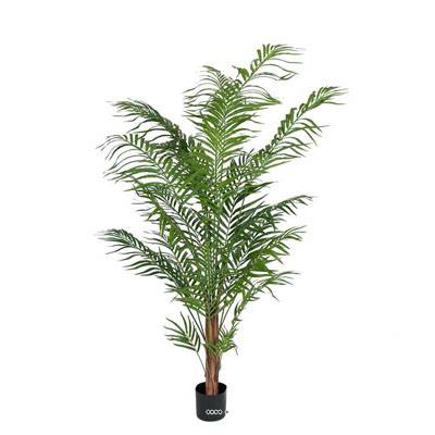 Palmier Areca artificiel H 180 cm sur tronc en pot
