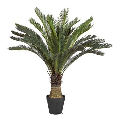 Palmier Artificiel Cycas H 130 cm en pot