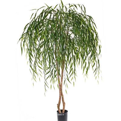 Saule pleureur chinois artificiel en pot H 185 cm 