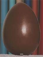 uf chocolat artificiel en Plastique souffl H 300x200 mm