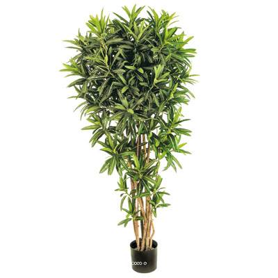 Croton Goldfinger reflexa factice H150 cm 1428 feuilles arbre en pot