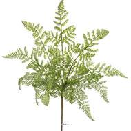 Fougere des forets 33 cm artificielle 10 feuilles plastique en piquet D 25 cm