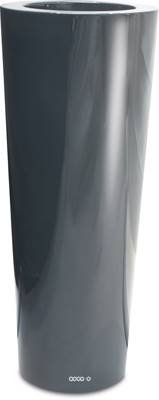 Bac fibres de verre gelcoat Ø 48 cm H 91 cm Ext. colonne gris glossy