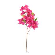 Branche de Bougainvillier artificielle H 68 cm tige armée Rose-Fuschia