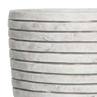 Bac en pures Fibres Natura Ext. Eggpot Ivoire D 43 X H 41 cm