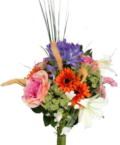 Bouquet artificiel cration fleuriste malice color